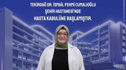 Tekirdağ Şehir Hastanesi’ne Yeni Çocuk Romatoloji Uzmanı