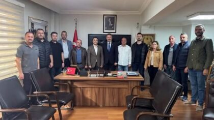 M.V Mestan Özcan’dan Tevfik Yamanoğlu’na Hayırlı Olsun Ziyareti