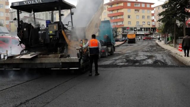 Çerkezköy’de Asfalt Seferberliği Sürüyor