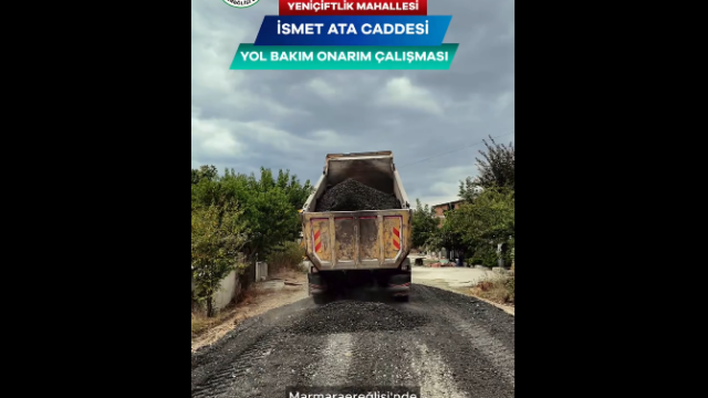 Marmaraereğlisi’nde Yollar Yenileniyor
