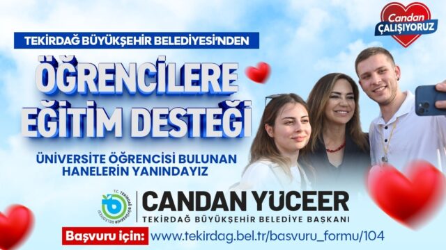 SOSYAL BELEDİYECİLİKTE TEKİRDAĞ FARKI: ÜNİVERSİTE ÖĞRENCİLERİNİN BULUNDUĞU HANELERE 18 BİN TL DESTEK