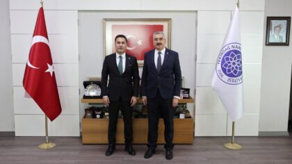 TEKİRDAĞ ADALET KOMİSYONU BAŞKANI ERHAN OBUT’TAN REKTÖRE İADE-İ ZİYARET