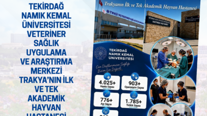 Trakya’nın İlk ve Tek Akademik Hayvan Hastanesi