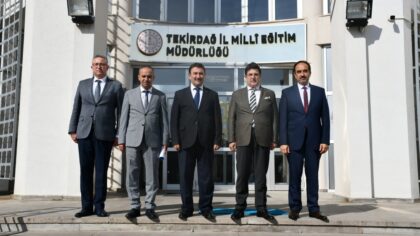 Vali Vekili Mustafa Çek’ten Tekirdağ İl Millî Eğitim Müdürlüğünde Kurum Denetimi