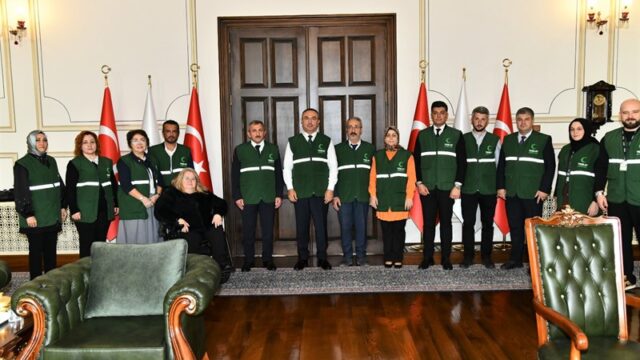 Yeşilay Tekirdağ Şubesi Yeni Başkanı Erdoğan Vali Soytürk’ü Ziyaret Etti