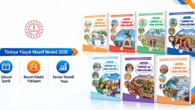 YURT DIŞINDAKİ ÖĞRENCİLER İÇİN YENİLENEN “TÜRKÇE VE TÜRK KÜLTÜRÜ” DERS KİTAPLARI, YAYIMLANDI